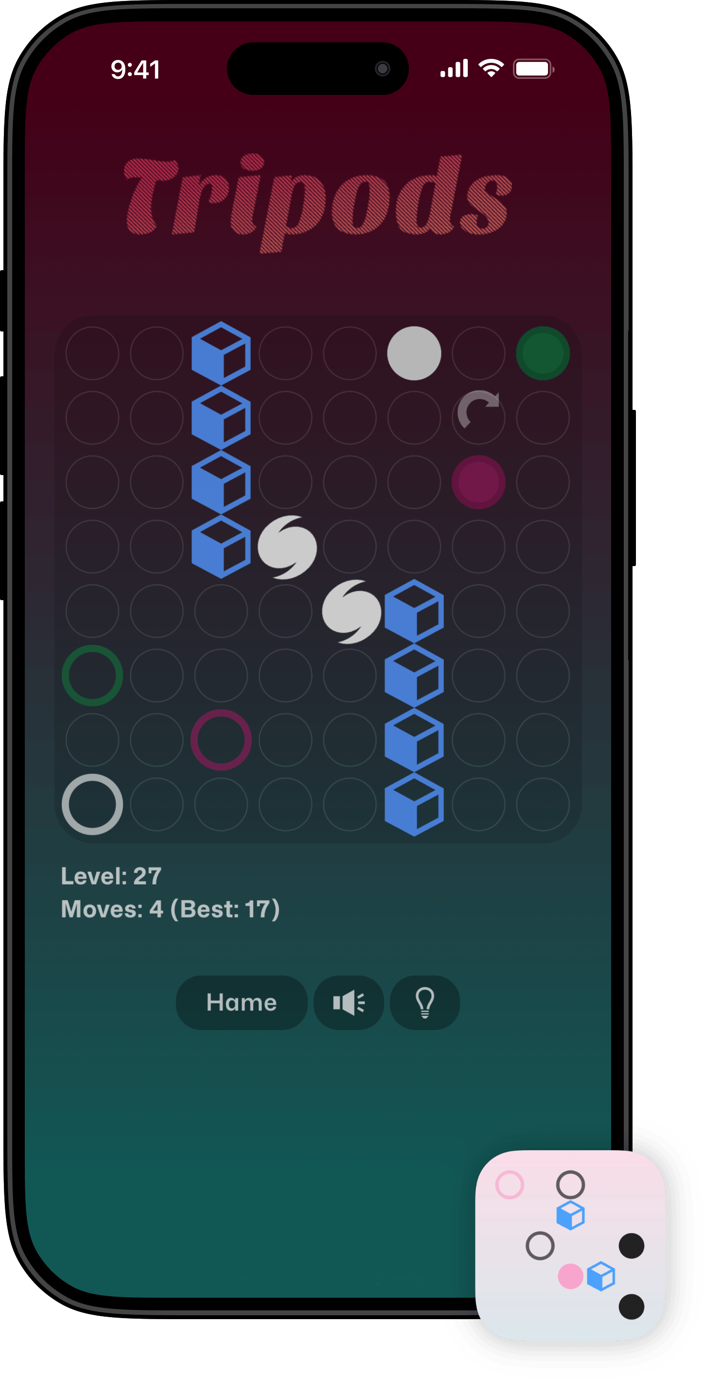 Mockup of Tripods in iPhone 16 case